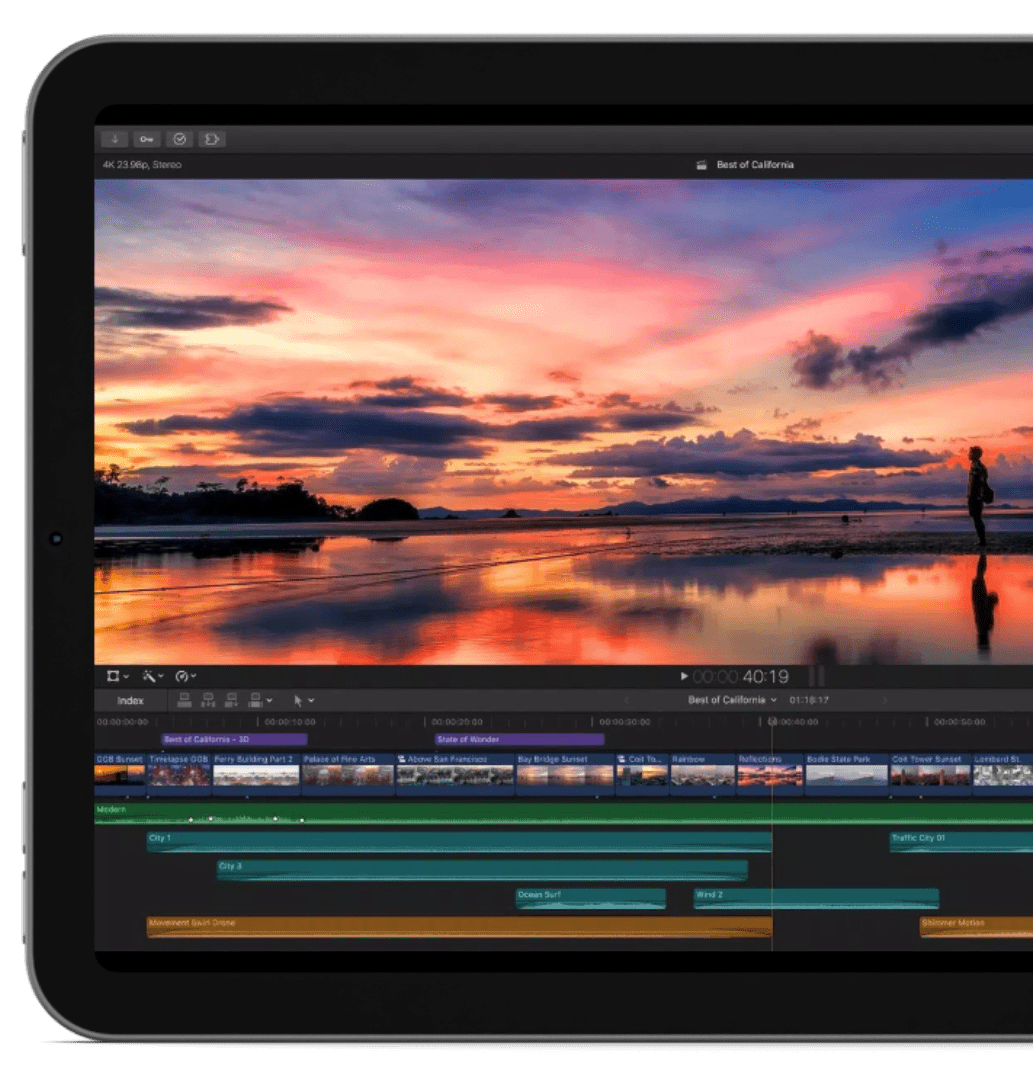 Screenshot of Final Cut Pro