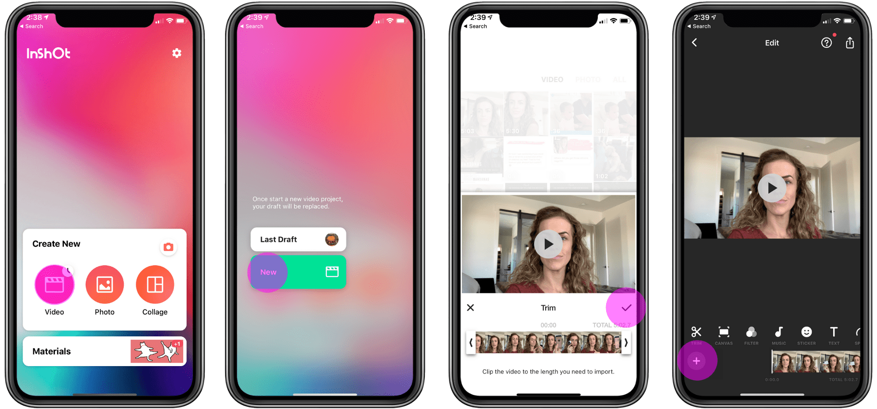 Screenshot of Inshot
