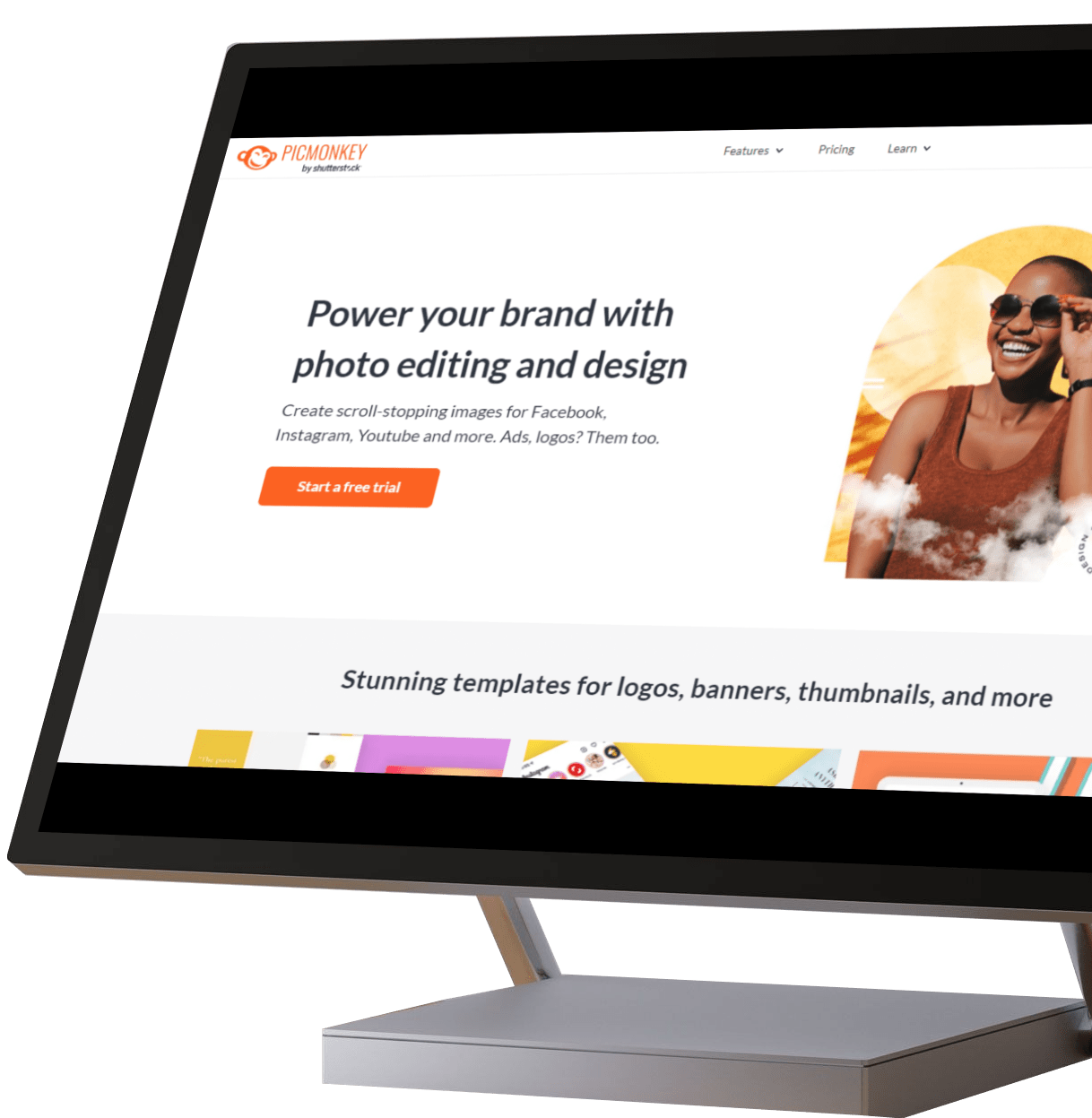 Screenshot of Picmonkey