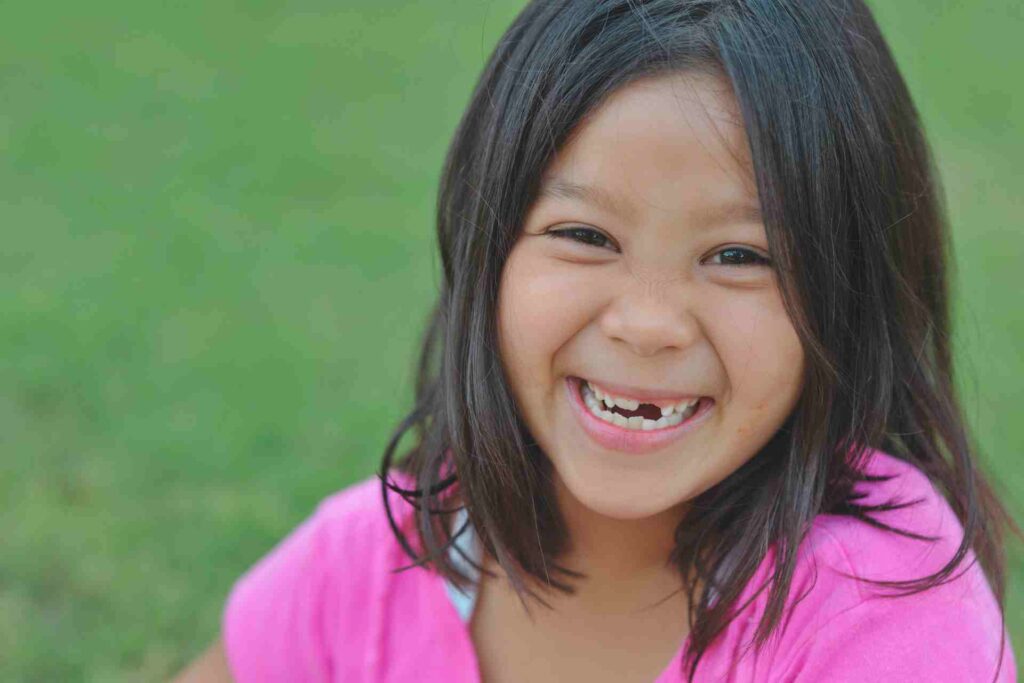 Portrait of 6 year old girl