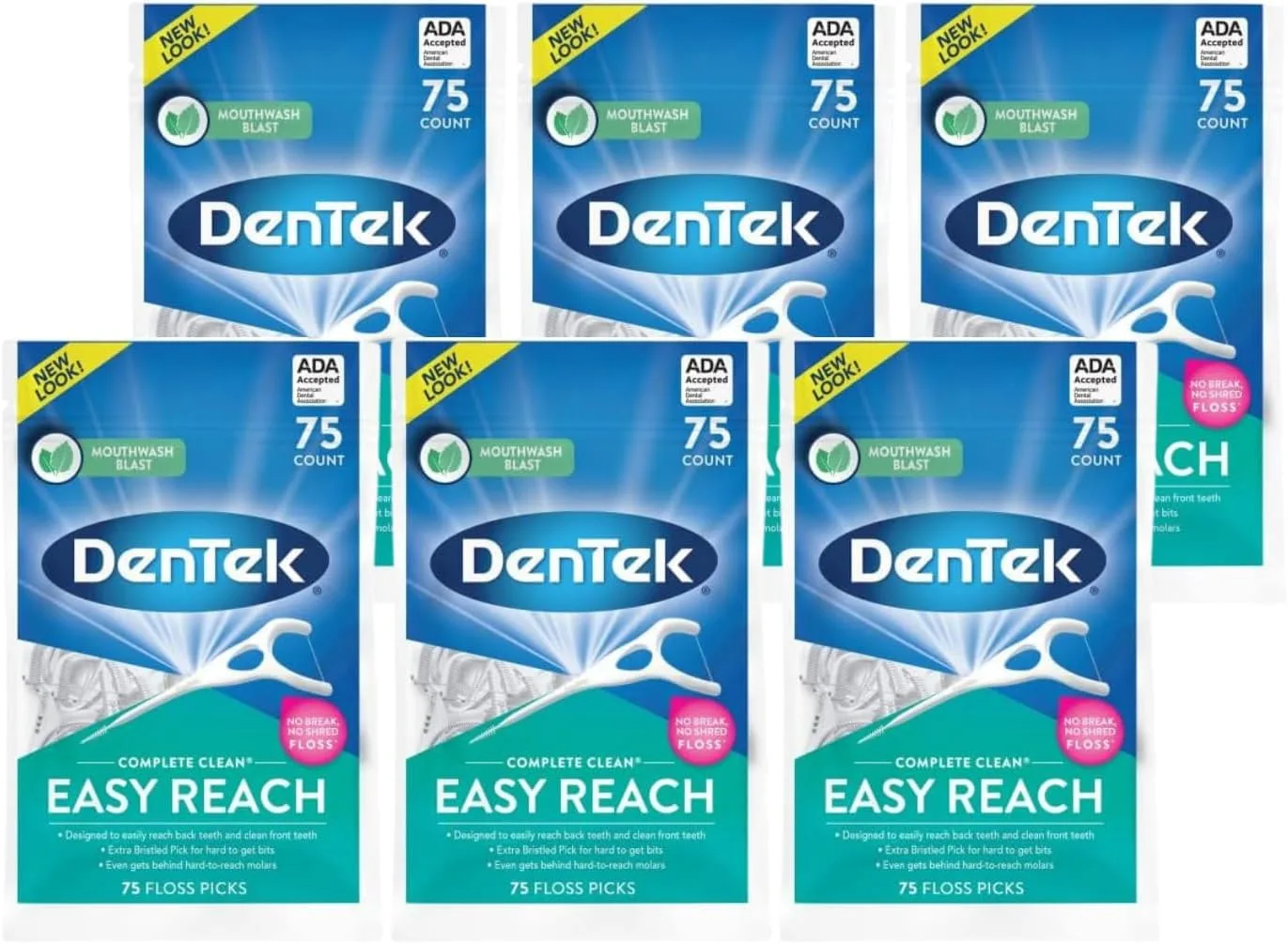 DenTek Complete Clean Easy Reach Floss Picks