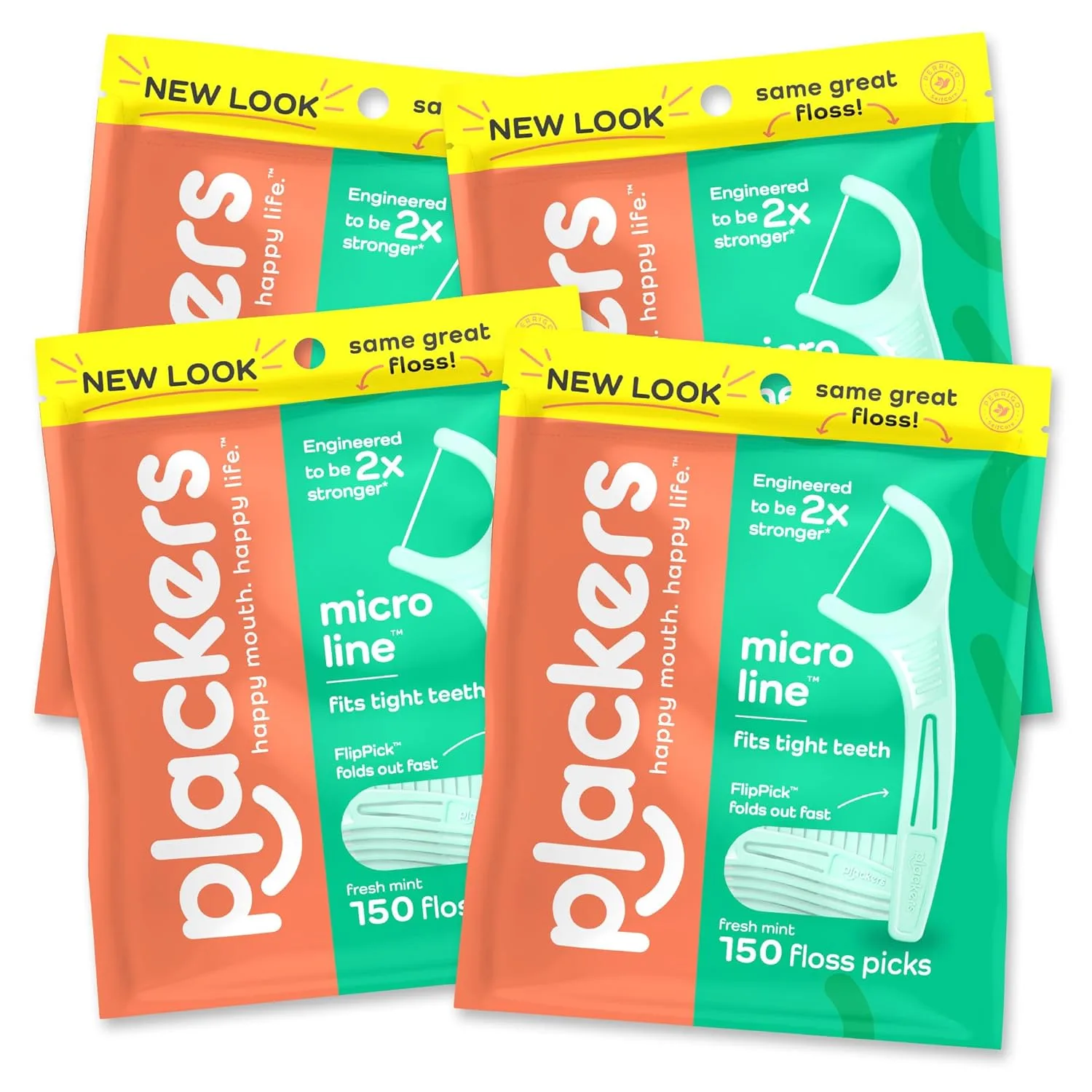 Plackers Micro Mint Dental Flossers